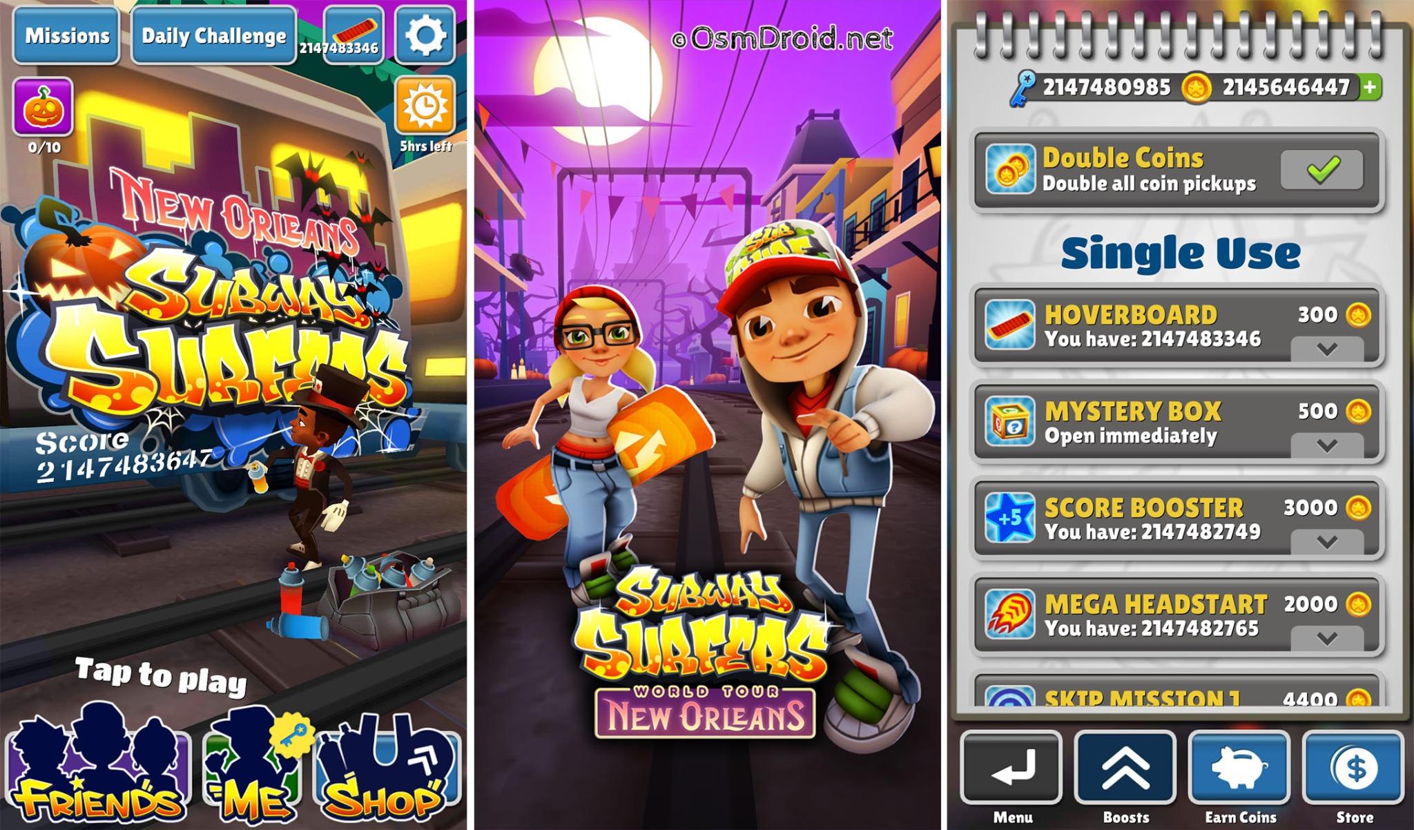 OsmDroid on X: Subway Surfers 1.30.0 New Orleans 2 Halloween Mod