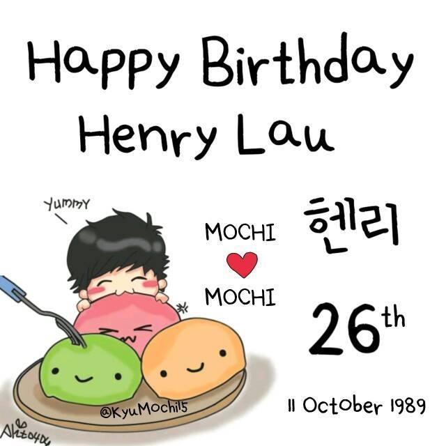 HAPPY BIRTHDAY HENRY LAU ;) 

11th October ;)) 