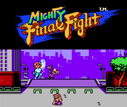 3DSeShop's tweet photo. [EU] Mighty Final Fight (originally on the NES) is now available for €4.99/£4.49: 
http://t.co/FefV15inXP http://t.co/CZz6epQklb