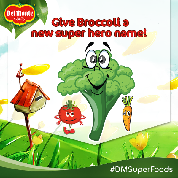 SocializeAgency's tweet image. Get creative with @DelMonteArabia and name the super foods for a chance to win! on.fb.me/1s4FEVl #clientinfocus