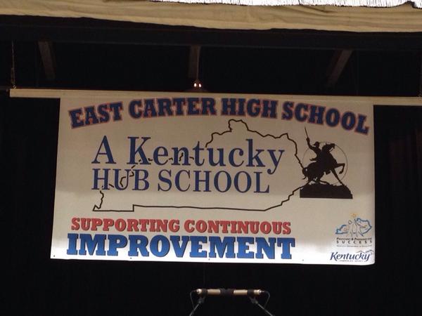 DrKFosterKDE's tweet image. @KyDeptofEd recognizes East Carter High School as a hub school #hubschool #priorityschoolwork