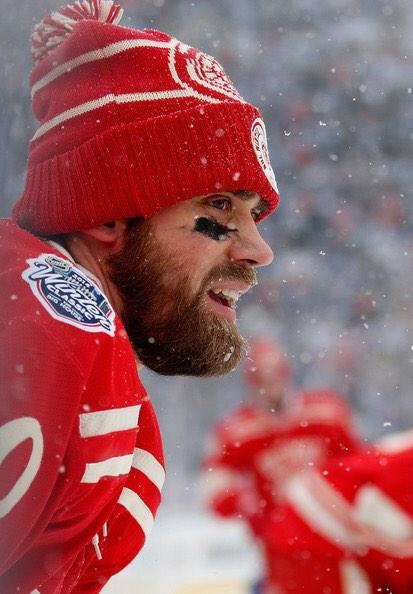 " Oh and happy birthday to the best captain in the league, Henrik Zetterberg!   