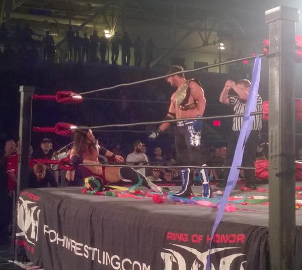 WrasslinTweets's tweet photo. .@ringofhonor #ASE6
@AJStylesOrg Vs. @AdamColePro http://t.co/wUeDHUeMq6