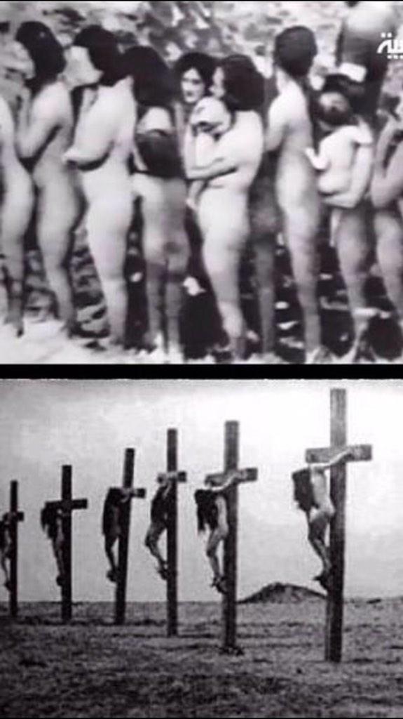 TRobinsonNewEra's tweet photo. Turks did this to the armenians during 20th century, no suprise they support isis who does the exact same http://t.co/HY5d6pK8Qk