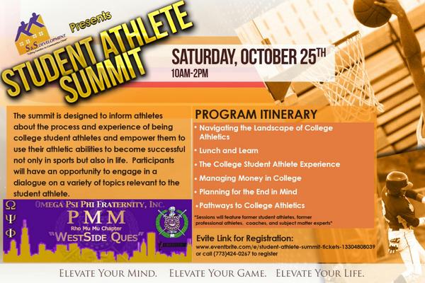 SSDevelopment1's tweet image. Upcoming Event Alert!!!! #CPShighschool Student Athlete Summit. October 25, 2014!!!