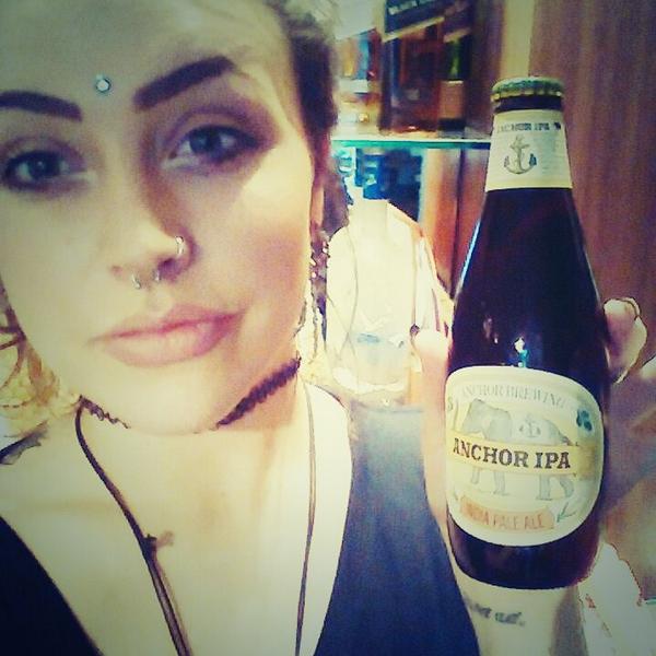 TreacleEdin's tweet image. Emma's beer of the week is @AnchorBrewing 's IPA offering!! Taste sensation! #hops #malt #beermonkey