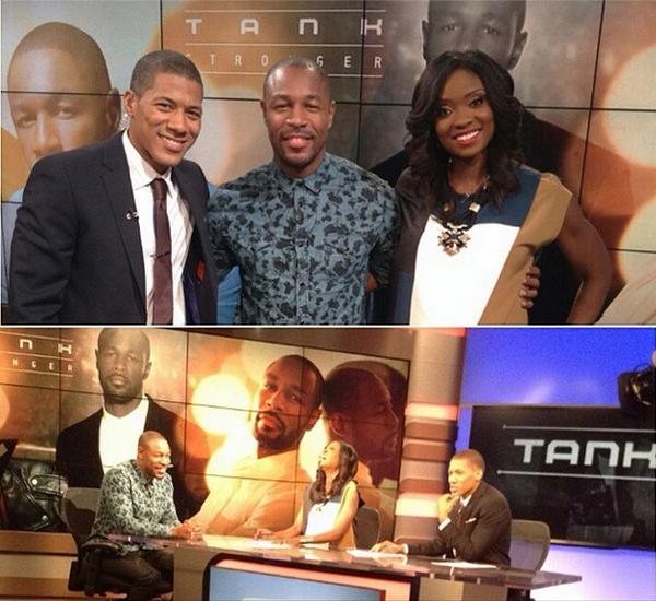 Who caught <a href="/TheRealTank/">Tank</a> on <a href="/AriseTV360/">Arise 360</a> on Tuesday?