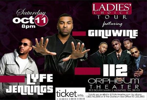 Memphis this will be a night you will never ever forget I can't wait to see yall lets get it - <a href="/Ginuwine/">ELGIN</a>