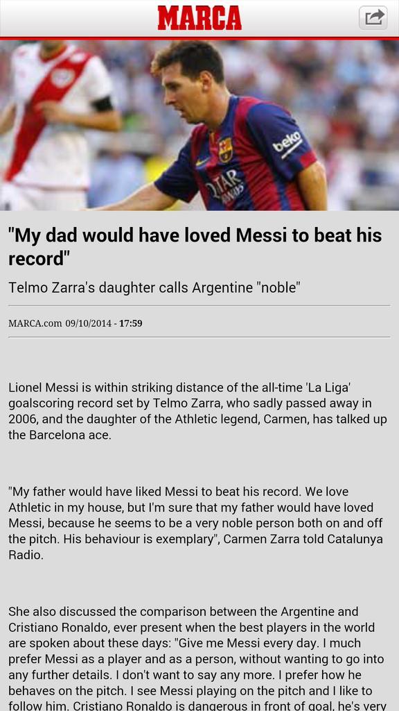 Marca ya es tan internacional que pone noticias en inglés. Será para batir récords de visitas únicas en su web.