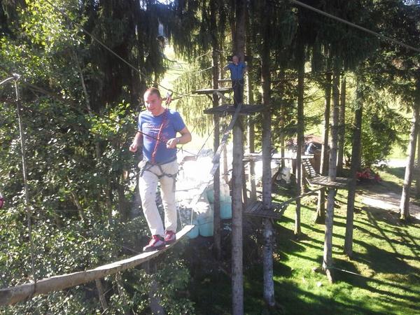 ErikKoldewijn's tweet image. Vandaag samen met @Johnrocvt in hogere sferen geraakt bij #Hochseilgarten van #FunConnection #Fieberbrunn #SuperToll