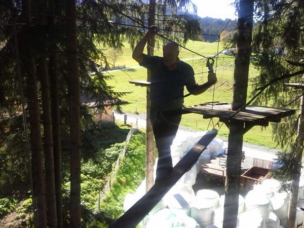 ErikKoldewijn's tweet image. Vandaag samen met @Johnrocvt in hogere sferen geraakt bij #Hochseilgarten van #FunConnection #Fieberbrunn #SuperToll