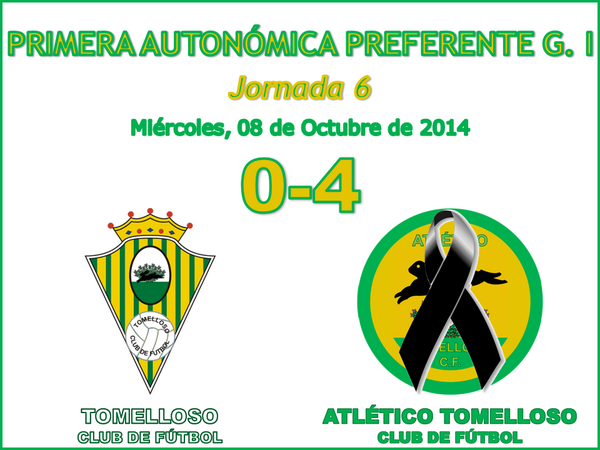 VA POR USTED DON JESÚS. El @ATLTOMELLOSOCF vence 0-4 al <a href="/TomellosoCF/">Tomelloso C.F.</a> en el #DerbiTomellosero que nunca debió jugarse.