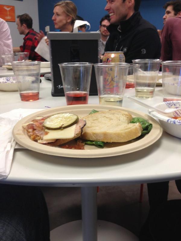 daniel_platt's tweet photo. Today's @narrativesci Iron Chef lunch includes a wine pairing #pureclass http://t.co/1FGw5ZyIak