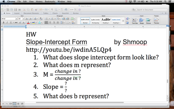MrLeeAlgebra's tweet image. #alg2 #alg3 #alg4 HW due monday.answer the questions on paper to be handed in youtu.be/iwdinA5LQp4