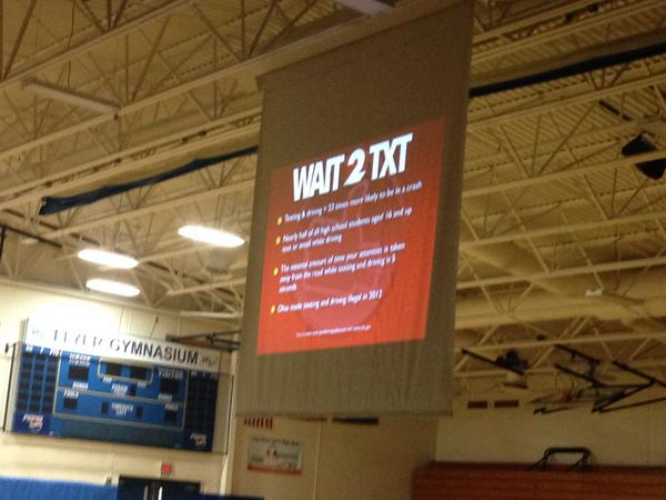 Dayton's WDTN and CW came out today to share an important message on the dangers of distracted driving.