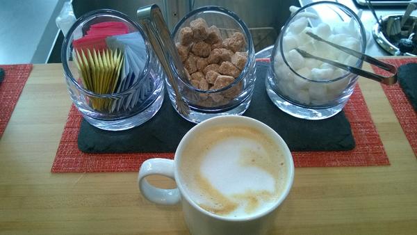 mkashman's tweet photo. Having a nice cup of coffee with @williambaer and a stink bug @ #MSEBC 😉. http://t.co/1STfBO0c3w
