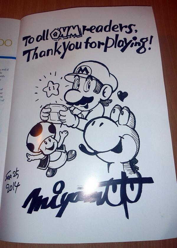KateONM's tweet photo. I'll leave you with the words of Miyamoto on ONM'S final page: thanks for playing :) http://t.co/JyQVjUQet4