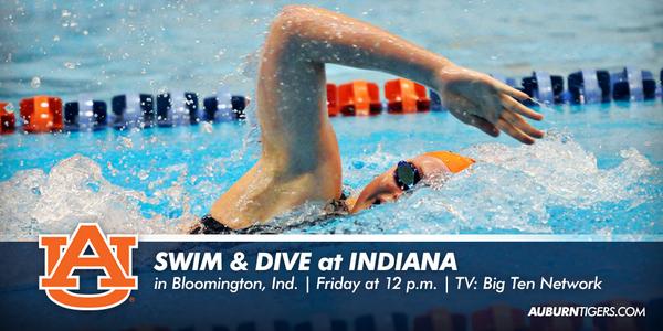 AuburnSwimDive's tweet photo. #Auburn opens 2014-15 season on Friday with a televised meet at Indiana #WarEagle http://t.co/qpNBkZjR3P http://t.co/sp4DZexTdM