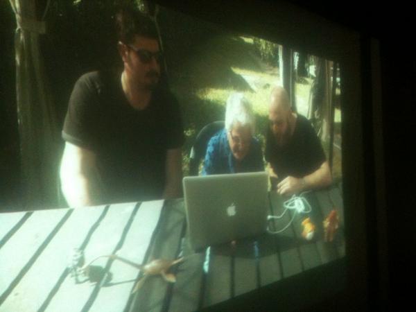 g_marrucci's tweet photo. Il video inedito della #nonnamirana con #fiera&amp;freddastero. Ora all' #iOFF #if2014 #outOrete http://t.co/QTdCFWnet8