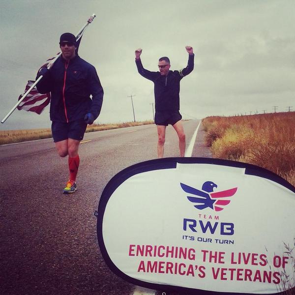 TeamRWB's tweet photo. Over 75 miles covered on day 29 of Old Glory Coast to Coast Relay in Colorado's hail, rain &amp; wind #RunWithGlory http://t.co/TedwTvazYW