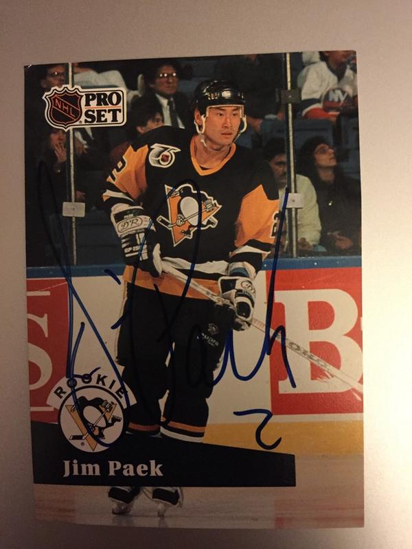 MJFishman's tweet photo. @penguins @NHL Help me reunite with childhood hero #JimPaek #2 in Pyeongchang ๐ฐ๐ท for the #2018WinterOlympics #412PA๐บ๐ธ http://t.co/MZFURqChkL