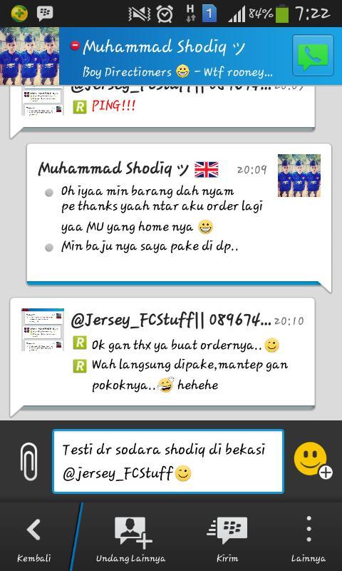Jersey_FCStuff's tweet photo. Testi lagiii...;) http://t.co/V1idD5692T