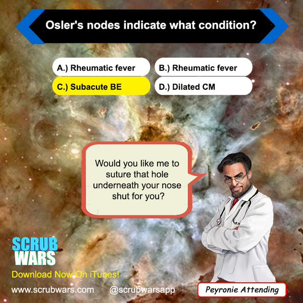 scrubwarsapp's tweet photo. #MedEd Review Answer - #USMLEstep1 #ScrubWarsApp Retweet/Favorite if you guessed the right answer! http://t.co/c4KziLlGt3