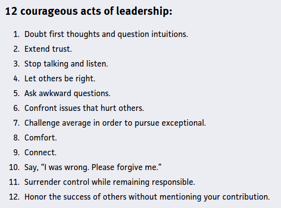 Leadershipfreak's tweet photo. 12 Courageous Acts of Leadership: https://t.co/eH1BSUPPgS https://t.co/beYgEbCcNY