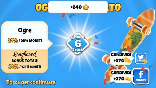 Ho aggiornato la mia tavola Ogre al livello 6 in #SkylineSkaters bit.ly/skylineskaters