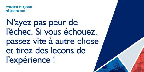 bdc_ca's tweet photo. Conseil du jour #SPME2014 http://t.co/mXK3UZhxRn http://t.co/EAVzQ4A28i