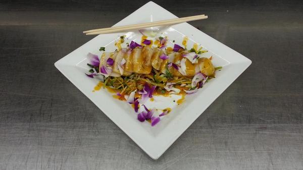 Seared Jumbo Scallops over Asian slaw at the"U"!