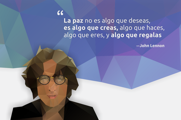 XixoMx's tweet photo. #LennonMeEnseñó que si queremos paz, tenemos que crear paz! #LennonDay http://t.co/FTjpCBRLhQ