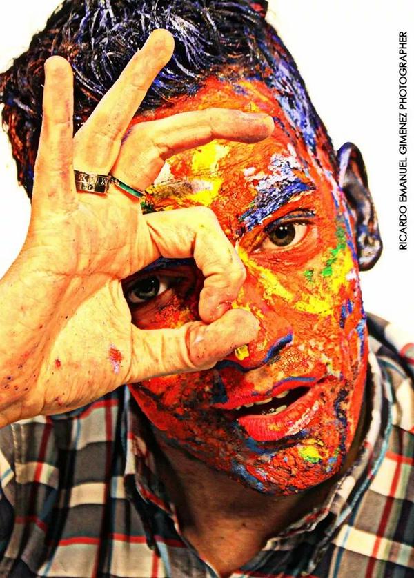 VBProducciones's tweet photo. #Makeup artistic para nuestro amigo @nahuelgmosca #arte #fauvismo.Tapa de su primer libro #SINFORMAS. @apmaquillaje http://t.co/Y7QJZ91Miv