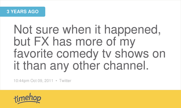 This has evolved from just comedy to TV shows period.  timehop.com/c/t:1232425366…
