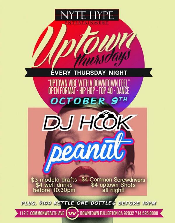 Commonwealth in DT Fullerton tonight with <a href="/djpeanut/">djpeanut</a> . Celebrating <a href="/aLexXxMag/">Alex Mag</a> birthday.