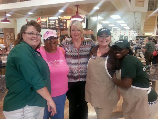 My mom met my lowes girls!
<a href="/LowesFoods/">Lowes Foods</a>  store#184
