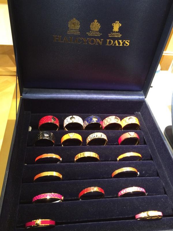Spotted these at the <a href="/Harrods/">Harrods</a> <a href="/HalcyonDaysUK/">Halcyon Days</a> pop-up today. They're beautiful! #halcyondays #NewFavourite #jewellery 🌟
