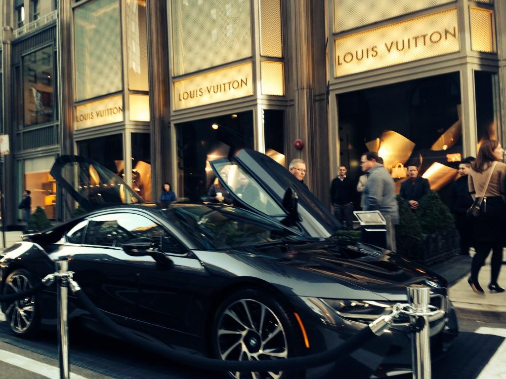 Lyle Barnes on X: New BMW i8! Launch Party at Louis Vuitton Chicago! #ohmy  #iwant #BMW  / X