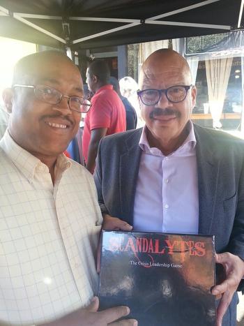 scandalytes's tweet photo. @gtdidea chillin with Tom Joyner today talking about our #Scandal game @tbacchus20 @NeeshTheGhost @Annagjid80 http://t.co/TGXFBZdqg5