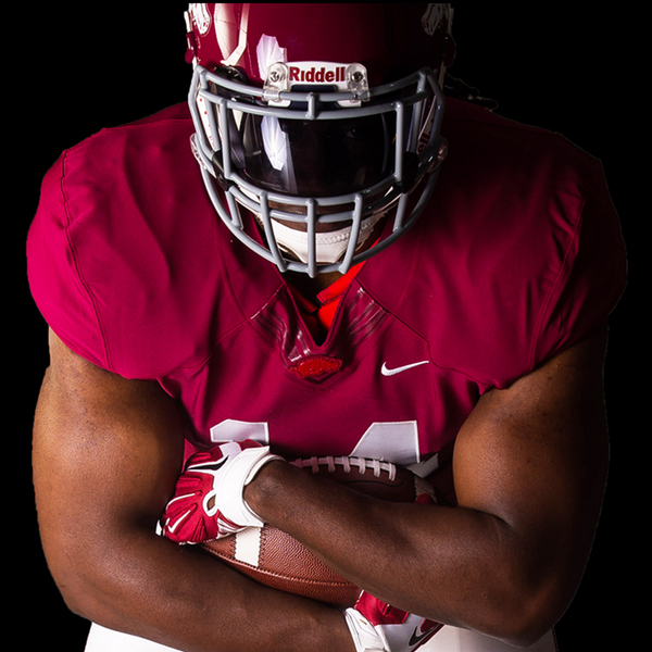 BretBielema's tweet photo. Excited to honor the 1964 Arkansas National Championship team with special uniforms this Saturday! #WoooPig http://t.co/cmQiyS2Sby