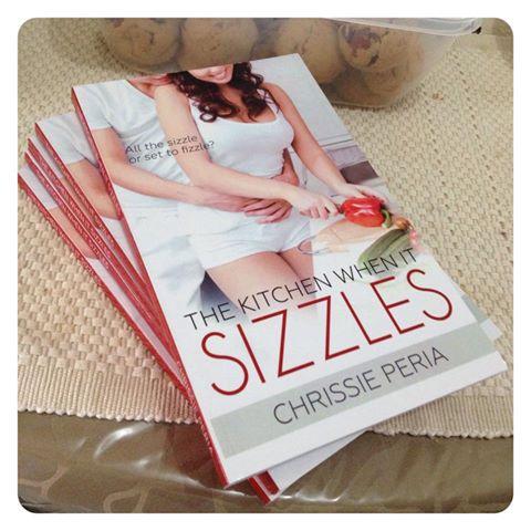 chrissieperia's tweet photo. Happiness is a paperback. Or in my case, flailiness *flail* #KitchenSizzles U can touch Nate! Did I say that aloud? http://t.co/o54NzswHTl