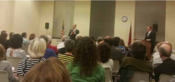 elect_scott's tweet photo. Thank you @LKNChamber for having us at your forum tonight &amp; many thanks to citizens for attending. #ncga #meckbocc http://t.co/n96vNlC5uF