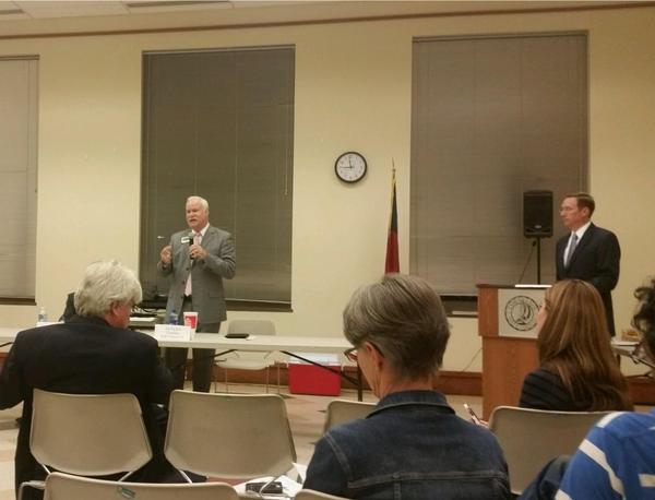 elect_scott's tweet photo. Thank you @LKNChamber for having us at your forum tonight &amp; many thanks to citizens for attending. #ncga #meckbocc http://t.co/n96vNlC5uF