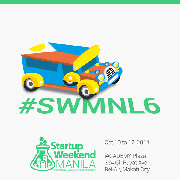 senti_ph's tweet photo. We're so pumped up for Startup Weekend Manila later! #swmnl6 http://t.co/dvW8k0OTTT http://t.co/q803PptGbk