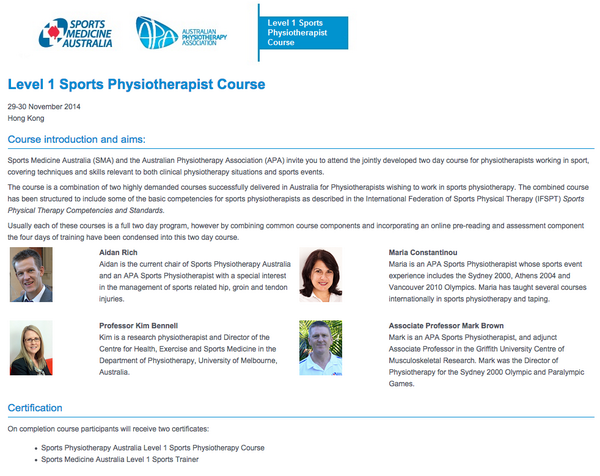 Cant wait to get my geek on! @apaphysio @SMACEO @smaqld @SPAChair @KimBennell in #HongKong for sports #physiotherapy