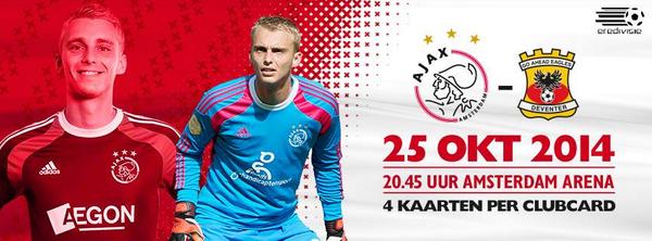 andrelambrano's tweet photo. @JCillessenNL @AFCAjax  :):) http://t.co/8xNHkUOm4F