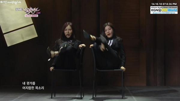 SMTownEngSub's tweet photo. Red Velvet "Be Natural" Comeback Stage on Music Bank (1/3) http://t.co/qZjJ9jdK8b