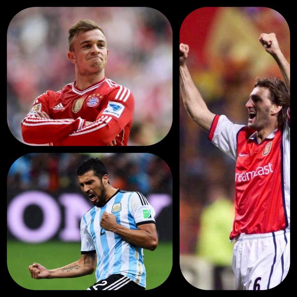 HAPPY BIRTHDAY to Bayern Munichs Xherdan Shaqiri, Zenits Ezequiel Garay & Arsenal legend Tony Adams! 