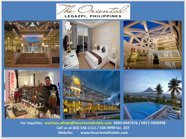 ladyhangten's tweet photo. @Oriental_Hotels  The Oriental Hotel Legazpi http://t.co/XaC0u7kvwr