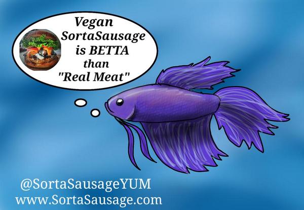 AwfulProgrammer's tweet image. SortaSausage is BETTA than "Real Meat" @pveganmama @SortaSausageYUM #vegan #food #vegetarian #delicious